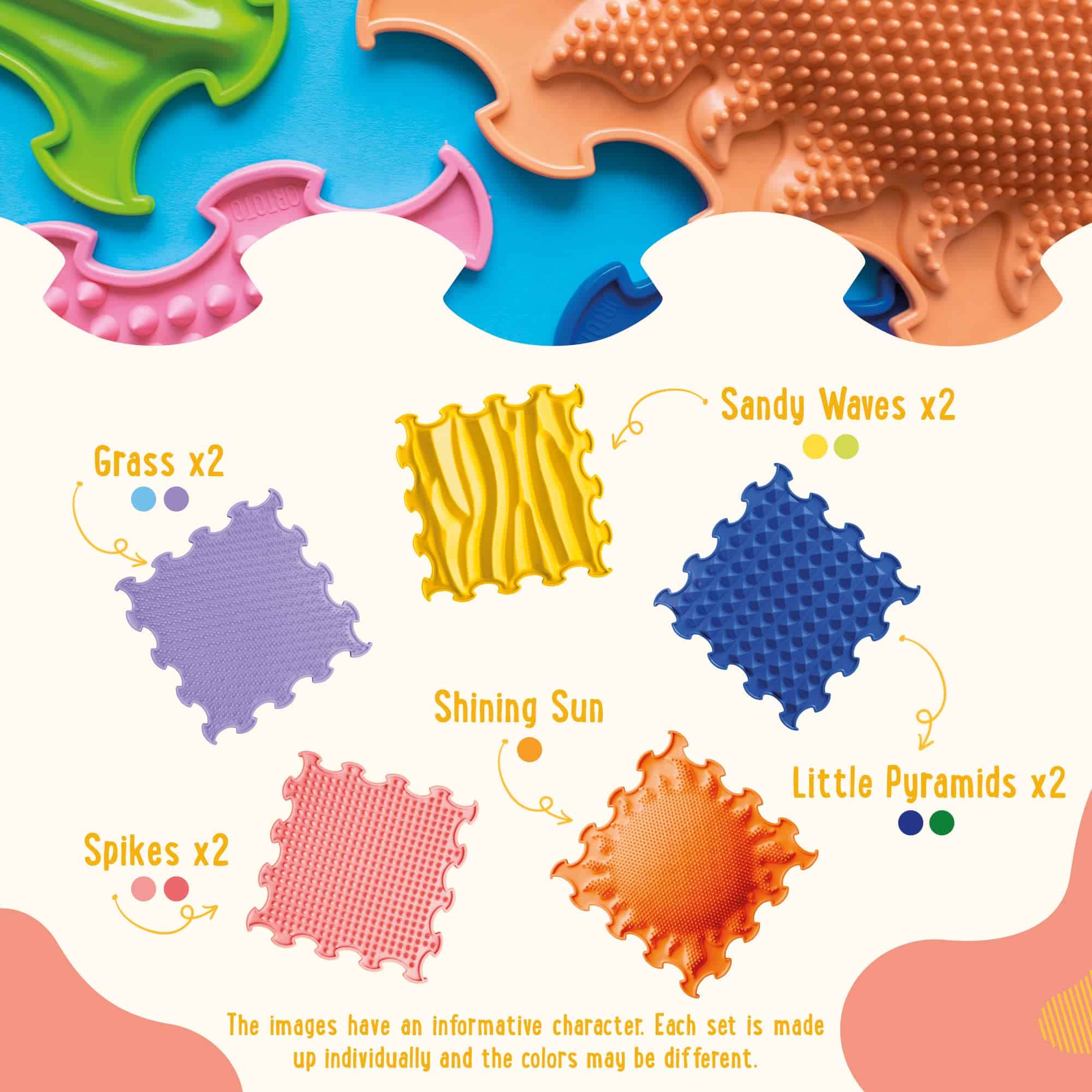 Juego de tapetes de juego sensorial ORTOTO - Tapete - Imagen 7