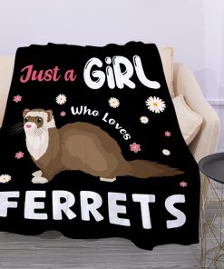 Manta de Otoño para Adolescentes 'Just A Girl Who Loves