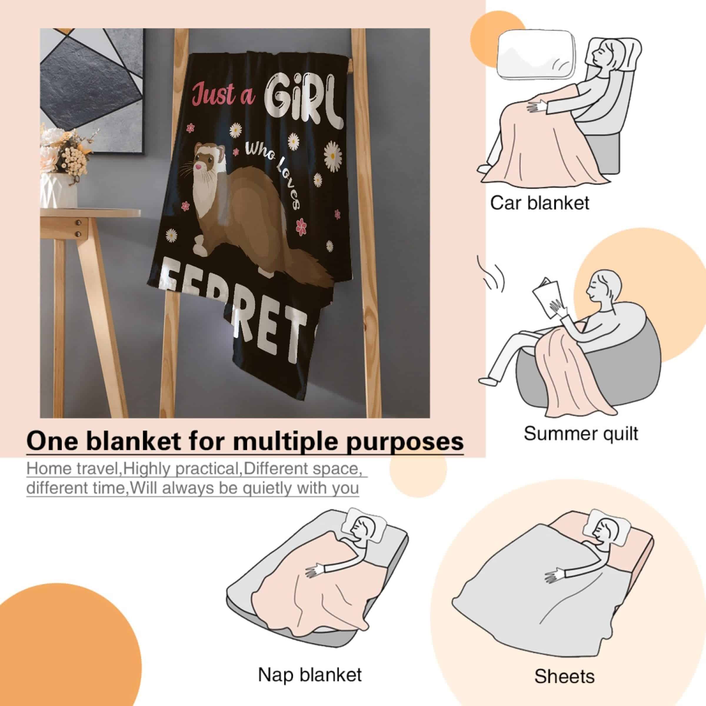 Manta de Otoño para Adolescentes 'Just A Girl Who Loves - Imagen 7