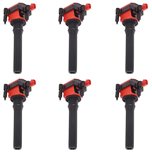Set de 6 Bobinas de Encendido Rojas 3.5 V6 Compatible con