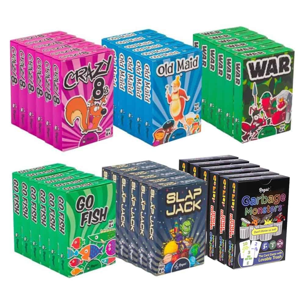 Juegos de Cartas Regal Games para Niños - Go Fish, Crazy