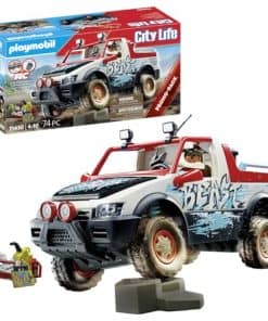 Set de Juguete de Coche de Rally Playmobil - Paquete de 74