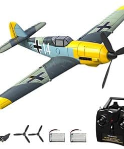 HTLNUZD RC Airplanes BF109 Glider Fighter Control Remoto,