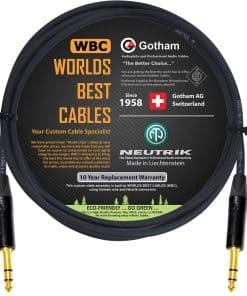 Cable de conexión balanceado Gotham GAC-4/1 (Negro) - 3