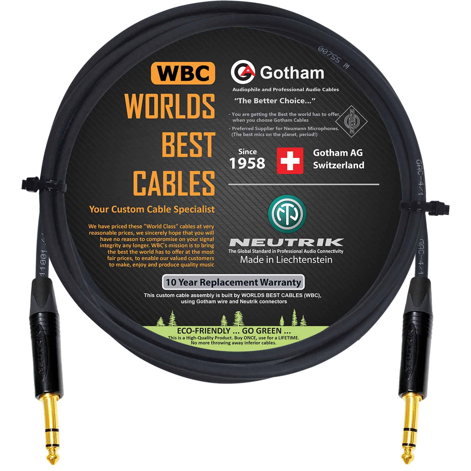 Cable de conexión balanceado Gotham GAC-4/1 (Negro) - 3