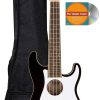 Ukelele Fender Fullerton Stratocaster Concert Size - Negro