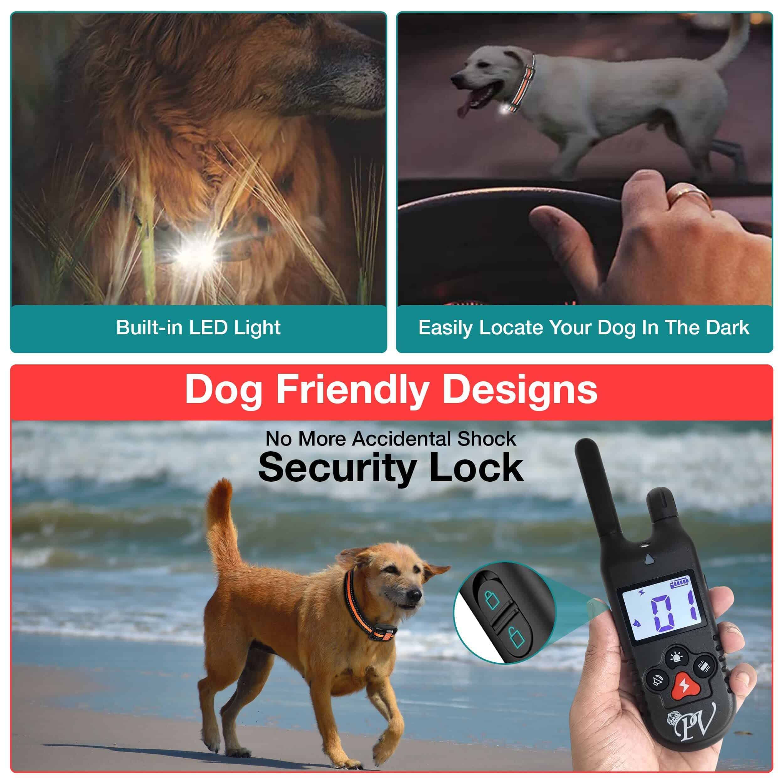 Collar de entrenamiento para perros para 2 perros, alcance - Imagen 5