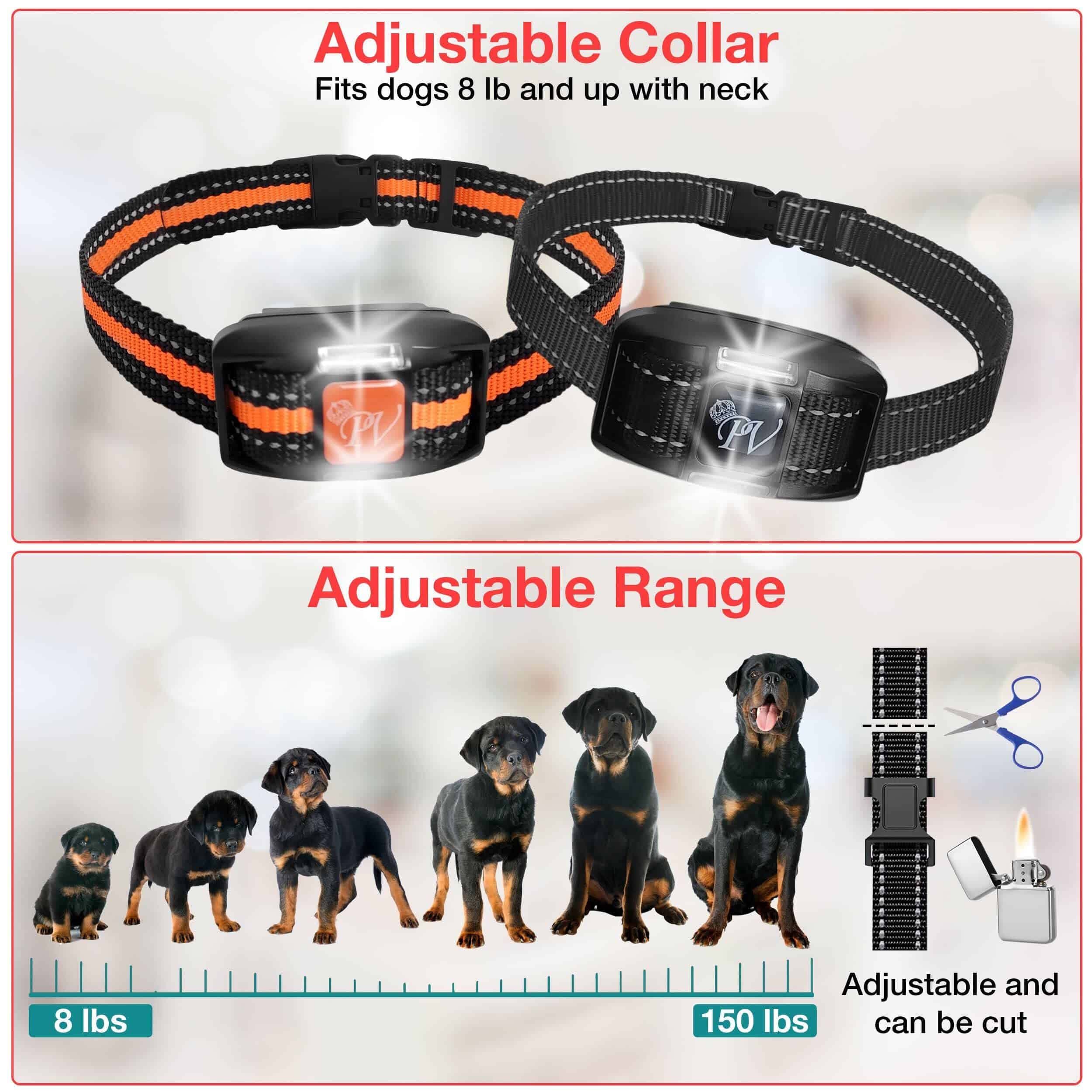 Collar de entrenamiento para perros para 2 perros, alcance - Imagen 6