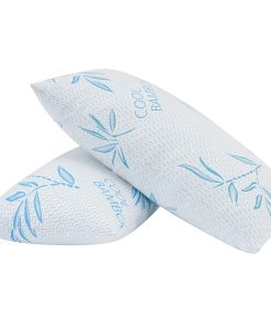 Juego de 2 almohadas de tamaño estándar de bamboo para