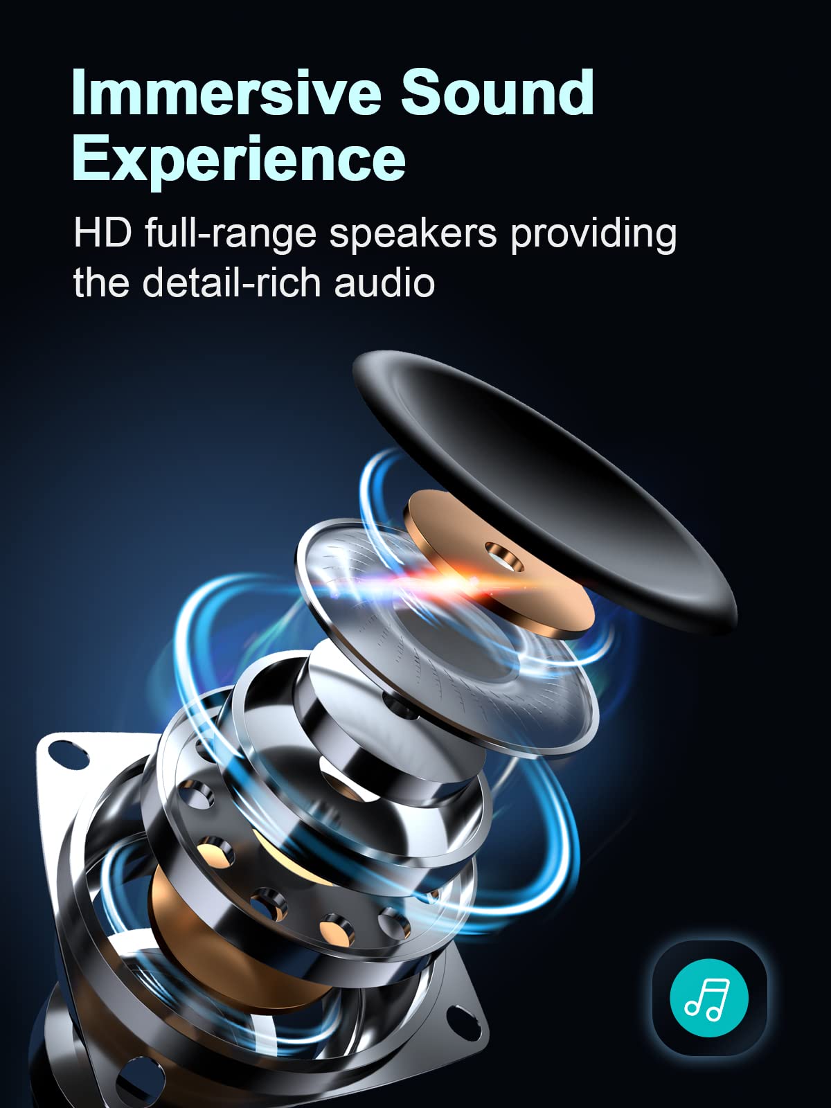 Altavoces para Computadora, Barra de Sonido Bluetooth de - Imagen 4