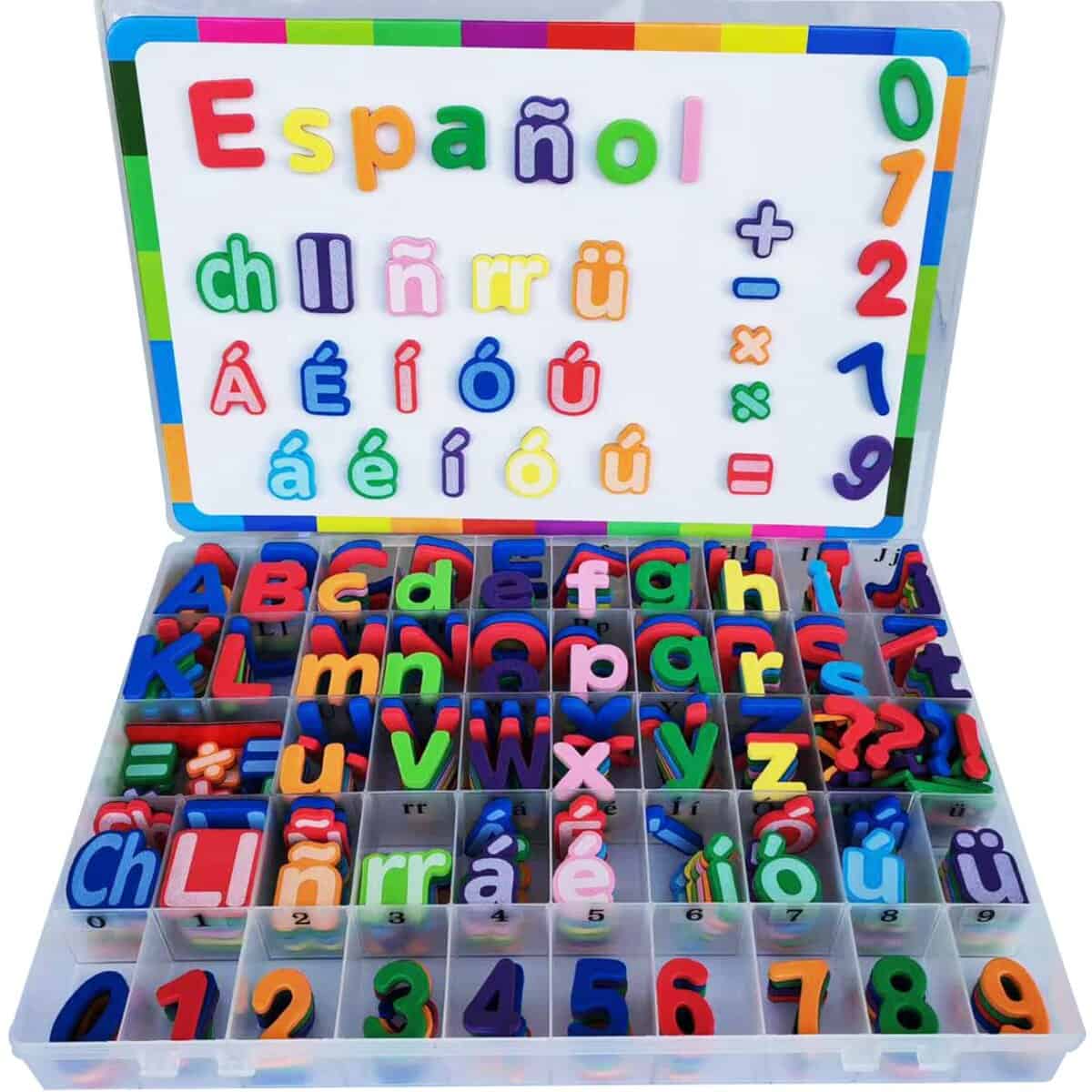 Letras Magnéticas del Alfabeto en Español - Letras y