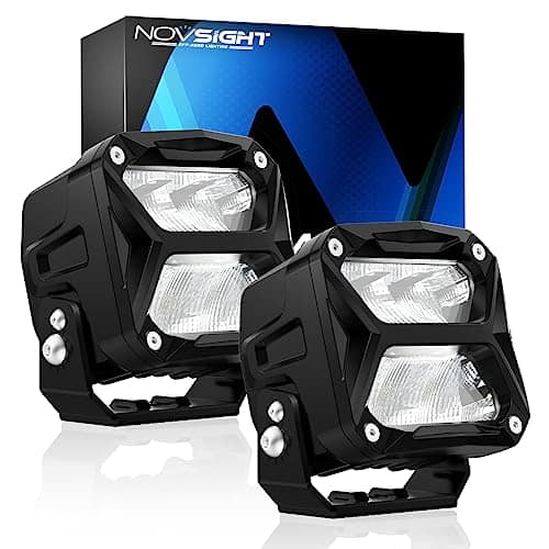 NOVSIGHT Luces LED para Todoterreno, Luces de Cubo LED de 4