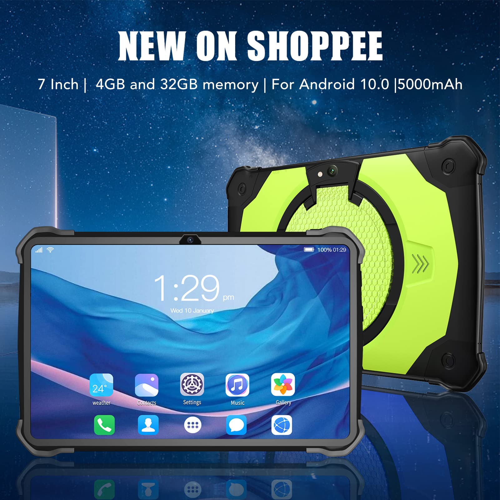 Tableta Portátil para Niños Luqeeg de 7 Pulgadas, Tablet - Imagen 3