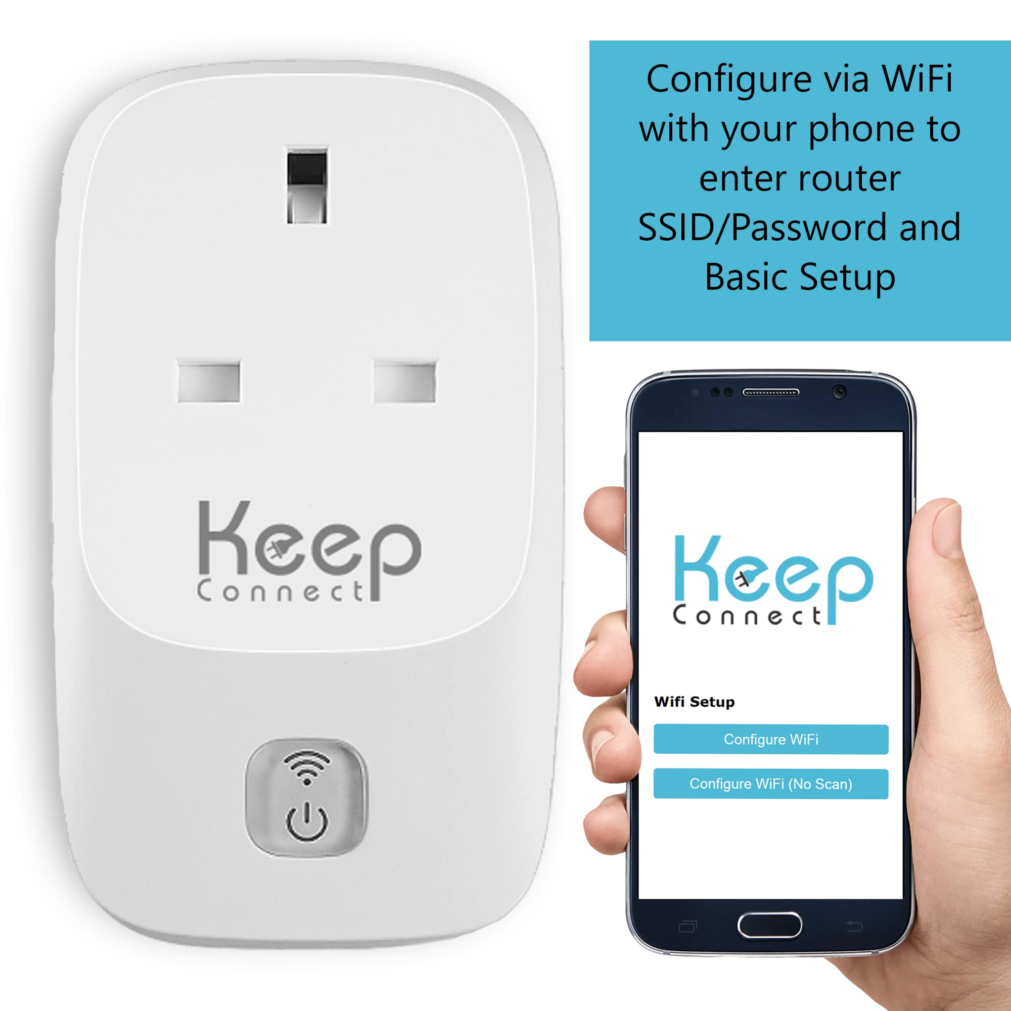 Dispositivo Restablecedor de Router Wi-Fi Keep Connect, - Imagen 4