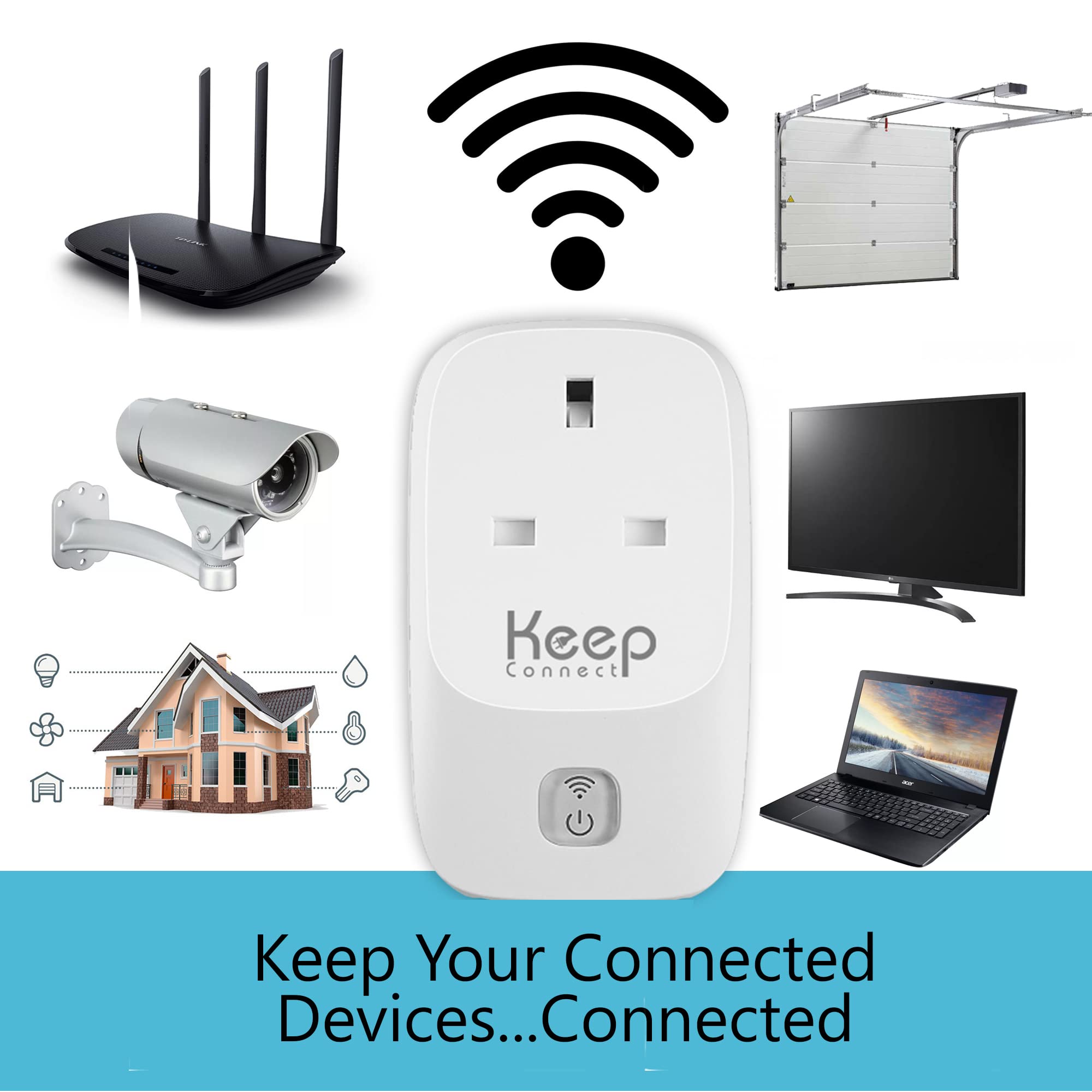 Dispositivo Restablecedor de Router Wi-Fi Keep Connect, - Imagen 6