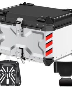 Top Case de Motocicleta BREAKIX 65L, [Calidad Premium] Caja