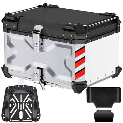 Top Case de Motocicleta BREAKIX 65L, [Calidad Premium] Caja