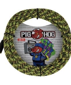 Cable de Instrumento Tejido Pig Hog "Amarillo Graffiti", 20