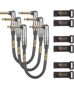 Clef Audio Labs Cable de Guitarra para Pedal, 6 pulgadas -