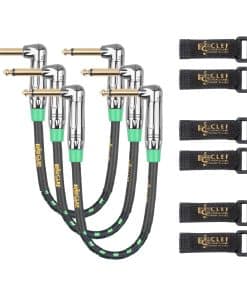 Clef Audio Labs Cable de Guitarra, 6 pulgadas - Cable de