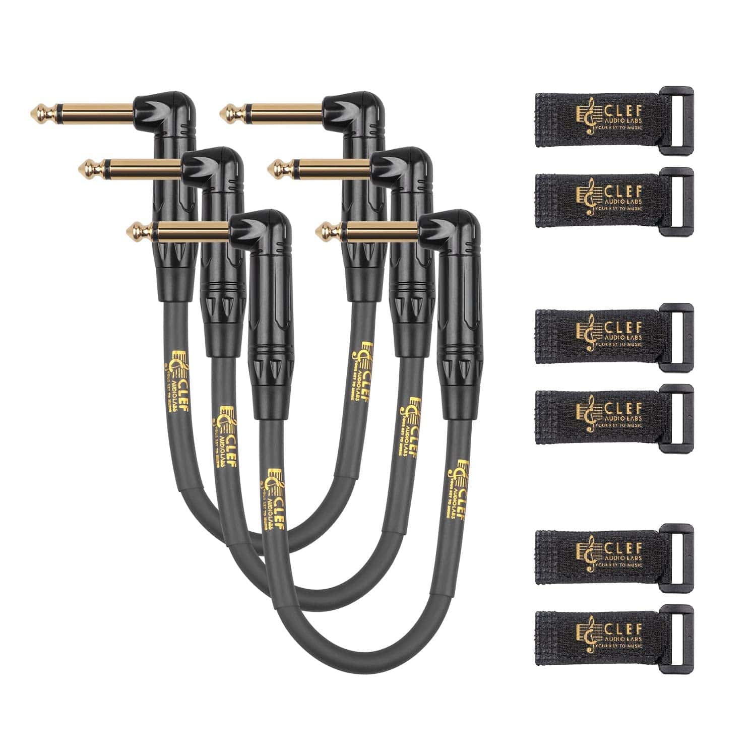 Cable Patch de Guitarra Clef Audio Labs de 6 pulgadas,
