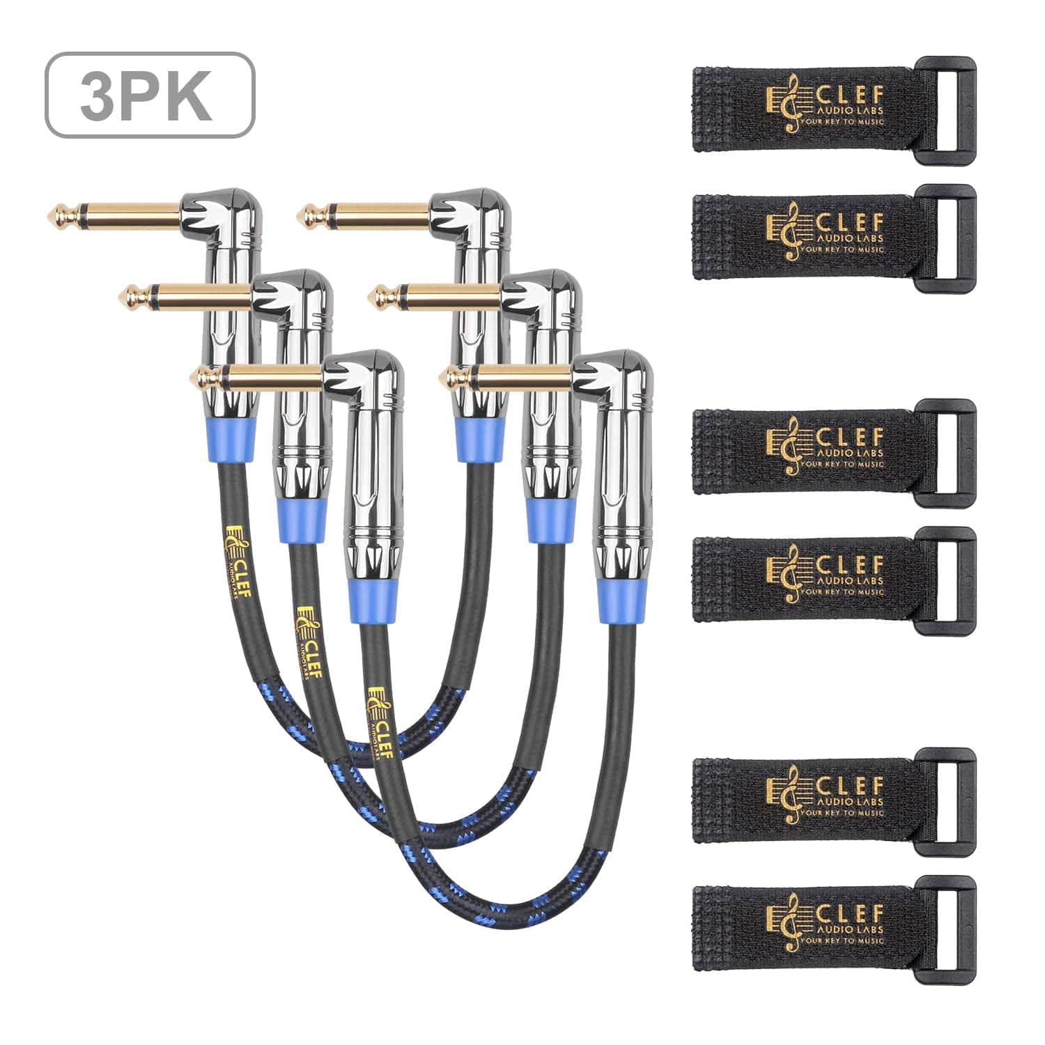 Cable de Guitarra Clef Audio Labs 6.35mm TS a 6.35mm TS - Imagen 3