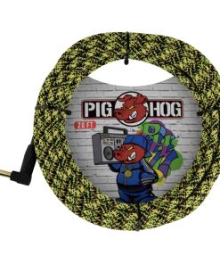 Cable de Instrumento Tejido Pig Hog "Yellow Graffiti", 20