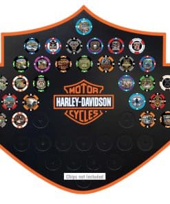 Porta Fichas de Póker Coleccionable Harley-Davidson Bar &