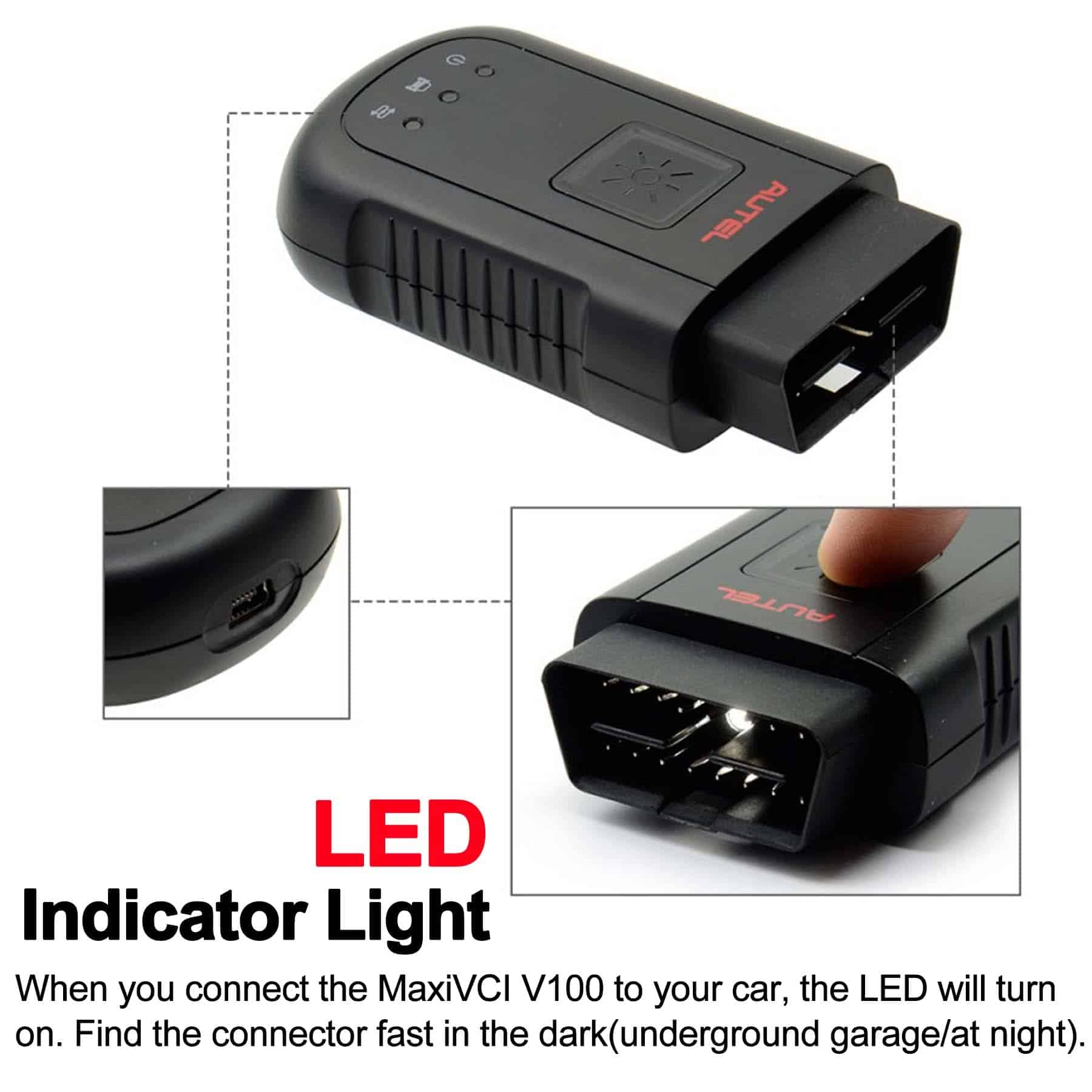 Autel MaxiVCI V100 Interfaz de Comunicación Vehicular - Imagen 5