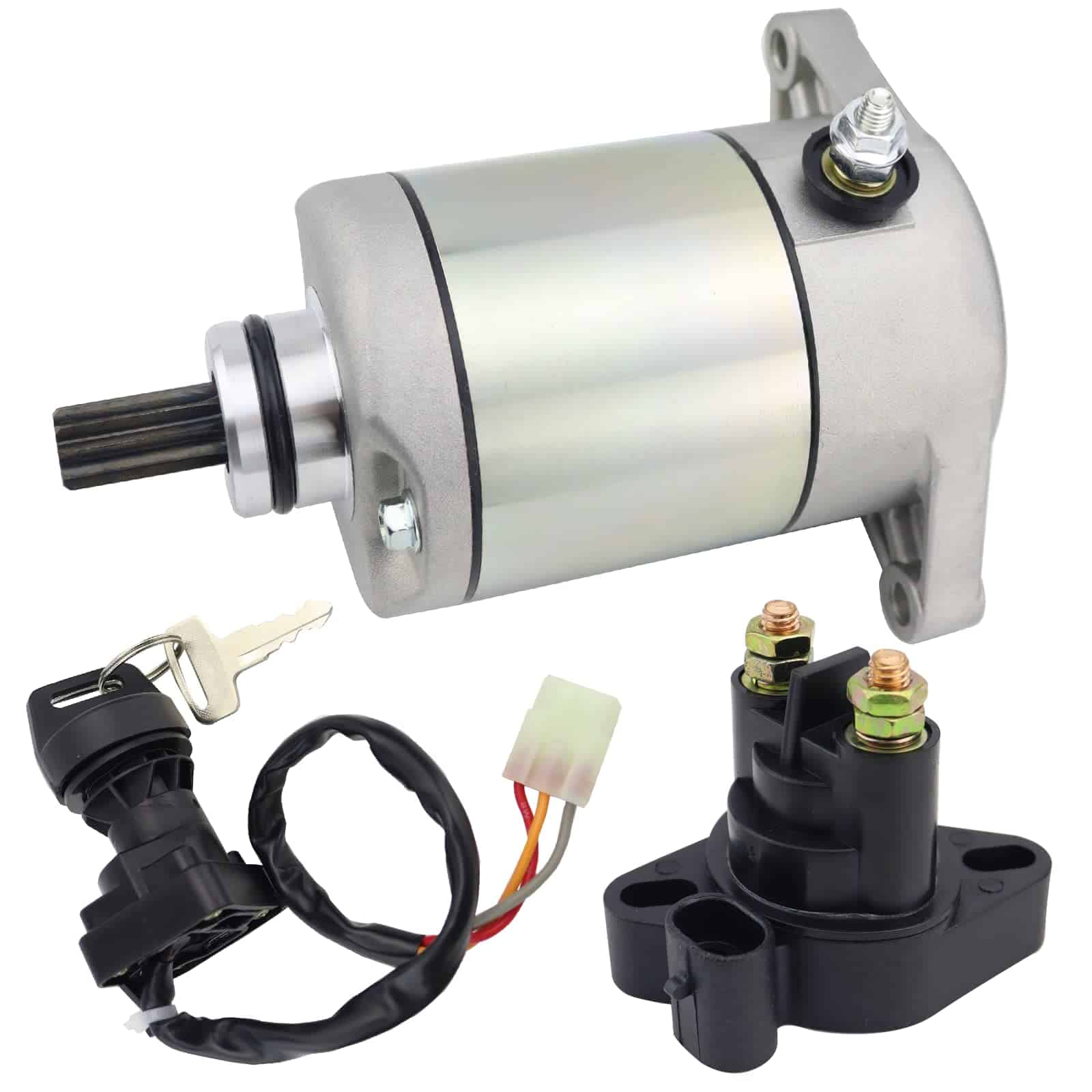 Motor de Arranque & Relé de Solenoide & -Silver