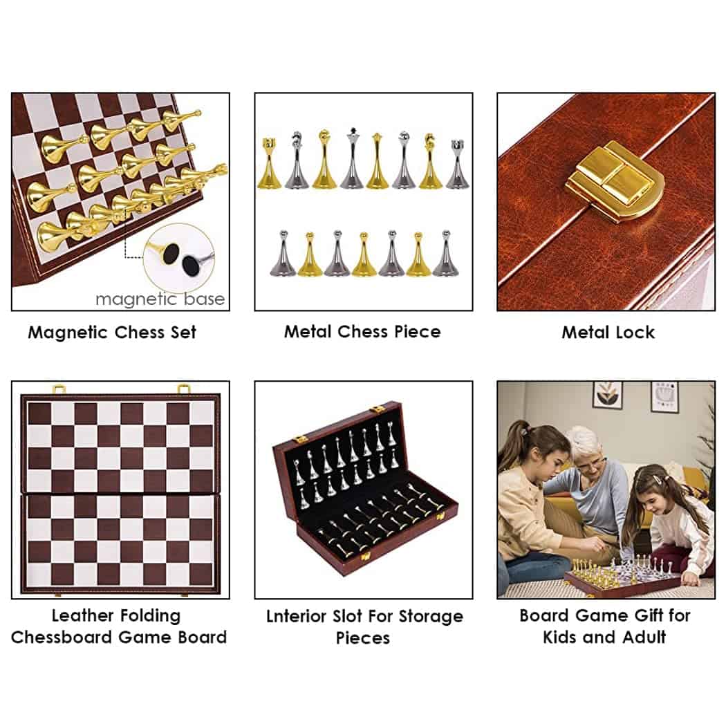 Juego de Ajedrez, Juego de Ajedrez - Plegable - Imagen 7