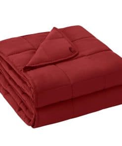 Manta ponderada yescool para adultos (20 -Roja