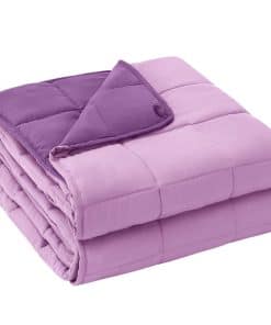 Manta ponderada Yescool para adultos (15 -Morado