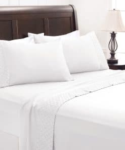 Juego de sábanas con detalles premium de Chanasya - Juego