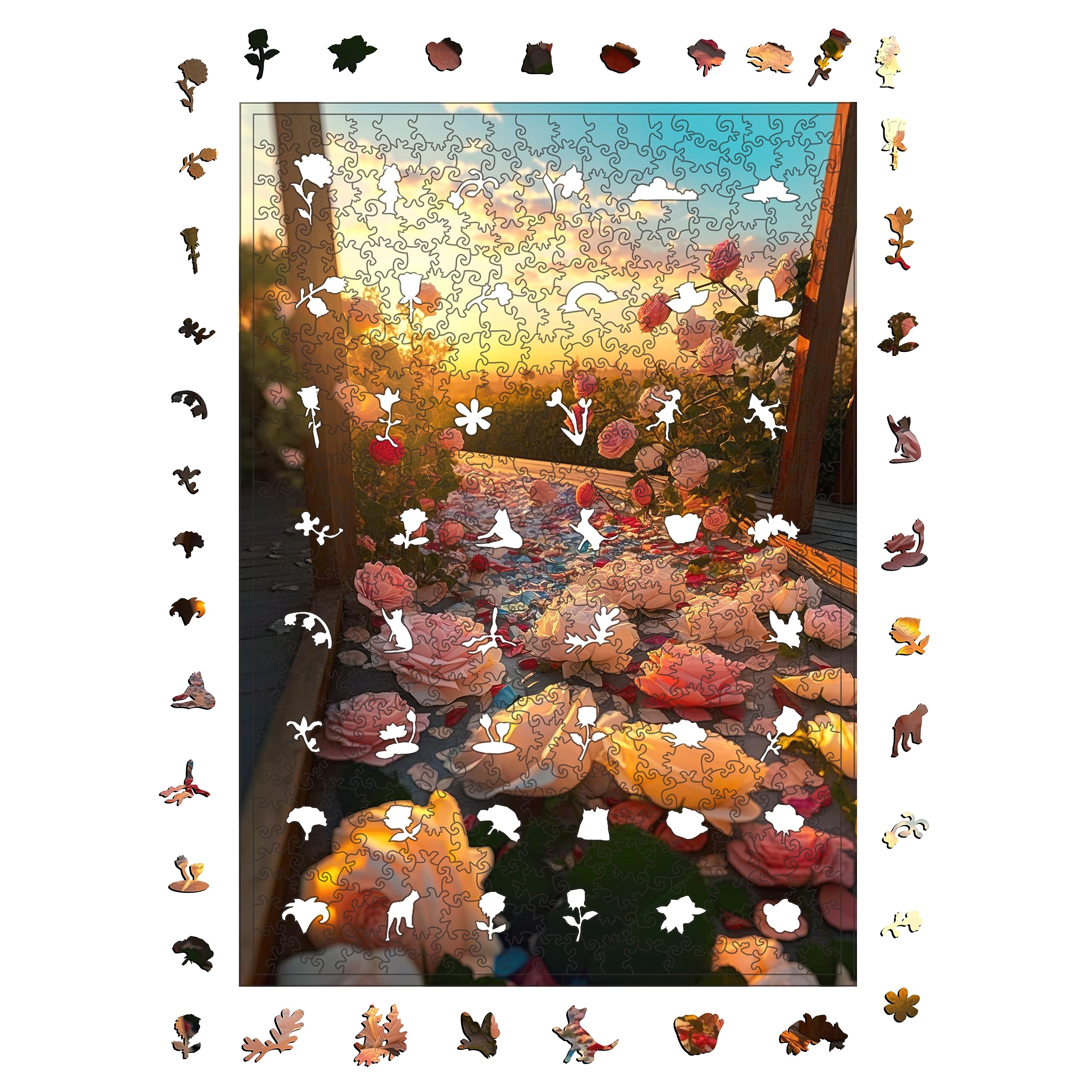 Rompecabezas de madera único Mys Aurora - Río de Flores, - Imagen 4