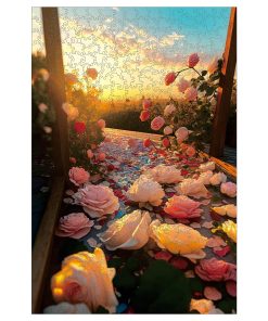 Rompecabezas de madera único Mys Aurora - Río de Flores,