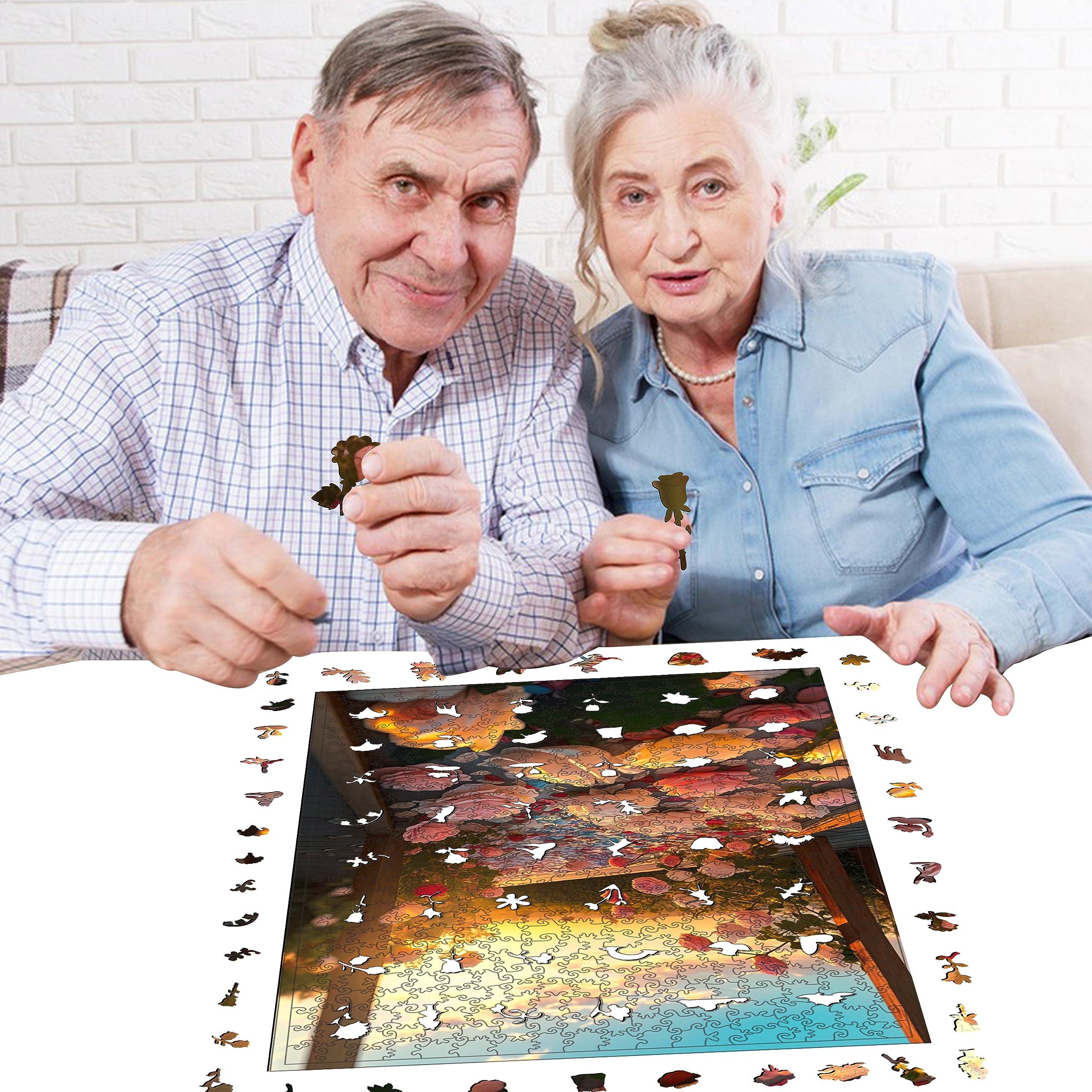 Rompecabezas de madera único Mys Aurora - Río de Flores, - Imagen 7