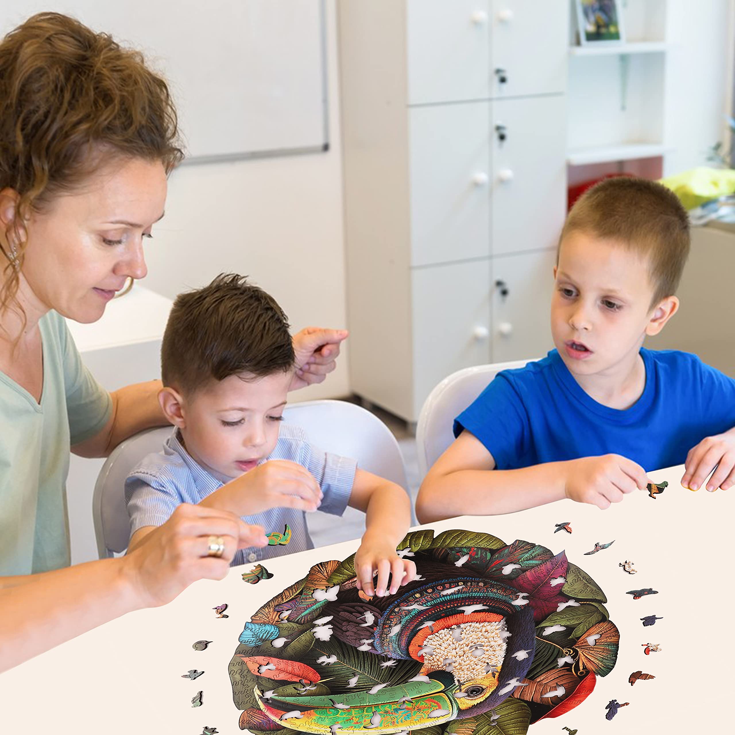 Rompecabezas de Madera Único Mys Aurora - Loro Mandala, 500 - Imagen 8