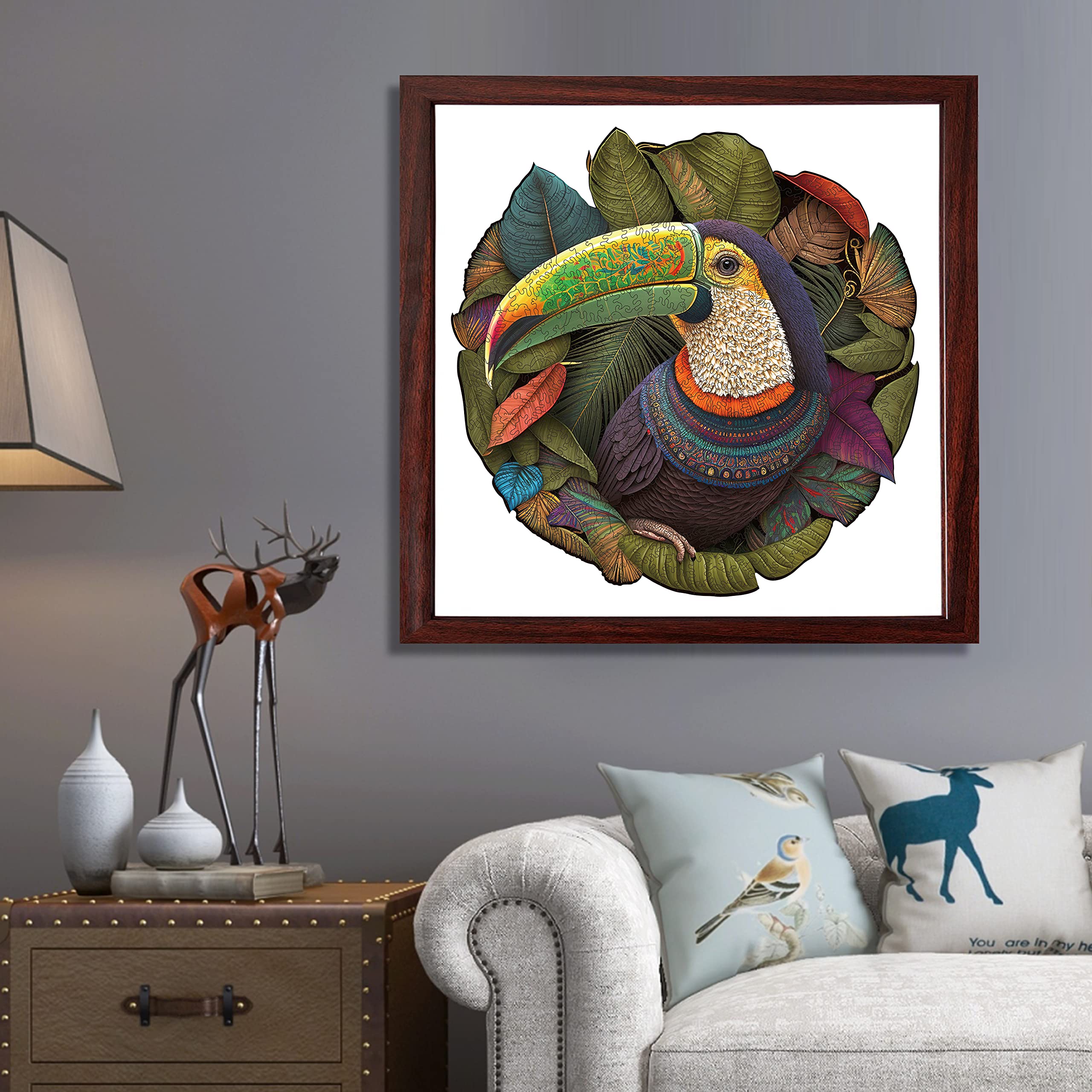 Rompecabezas de Madera Único Mys Aurora - Loro Mandala, 500 - Imagen 5