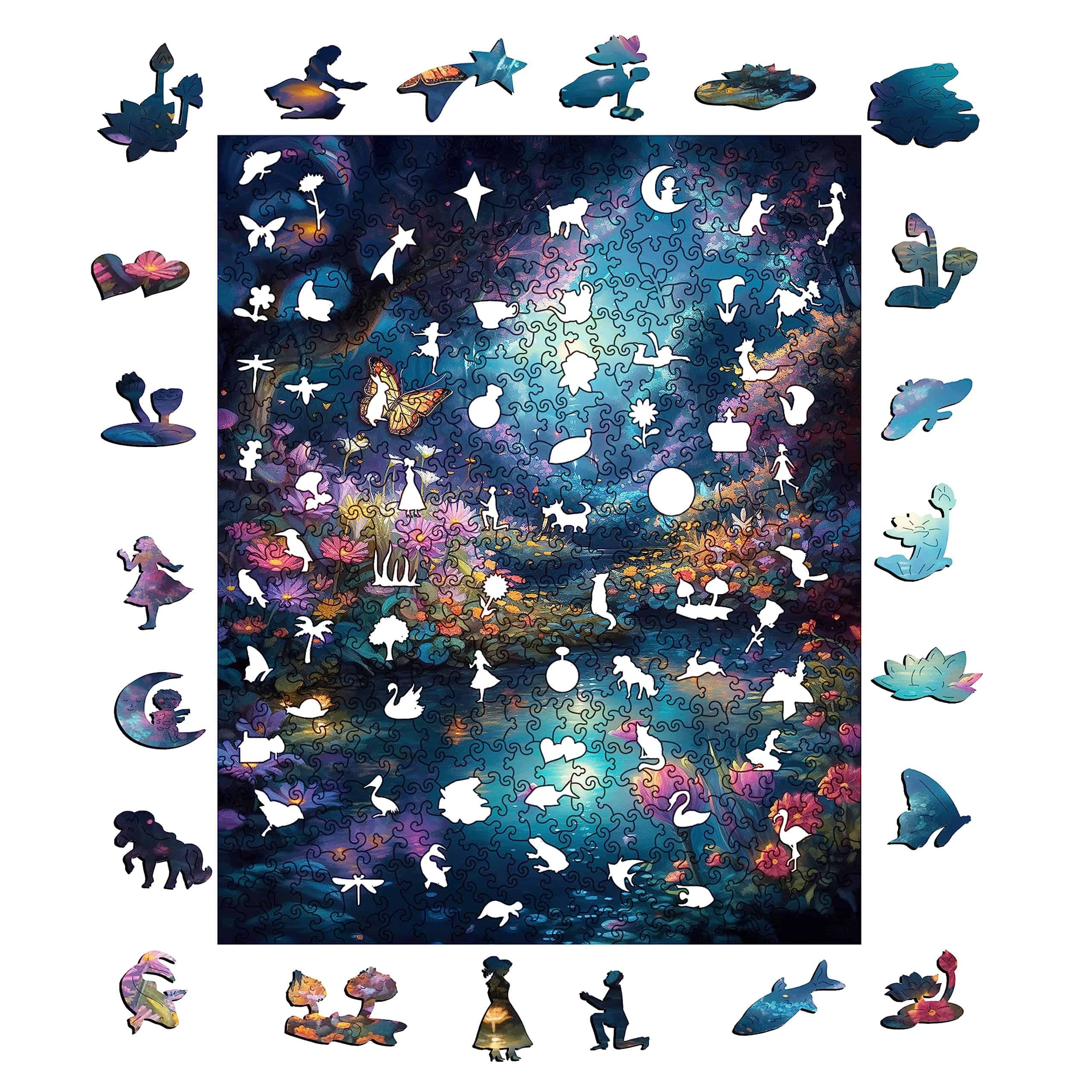 Rompecabezas de madera Mys Aurora para adultos Forma única - Imagen 3