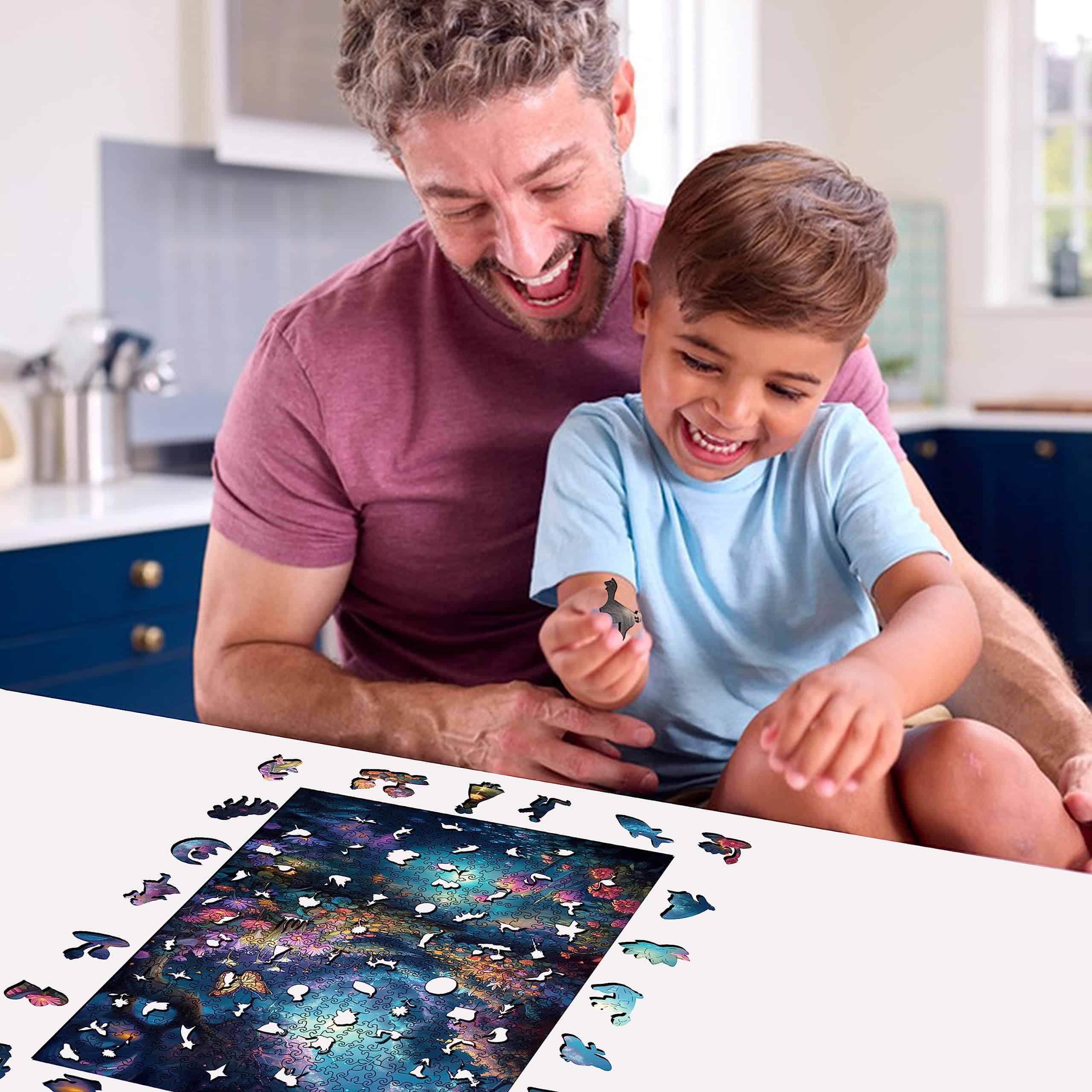 Rompecabezas de madera Mys Aurora para adultos Forma única - Imagen 8