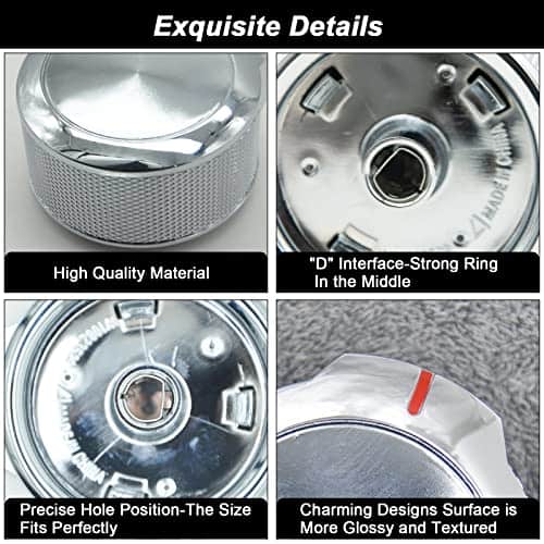 4 Paquetes de Perillas de Rango W11156487 W10823529, - Imagen 4