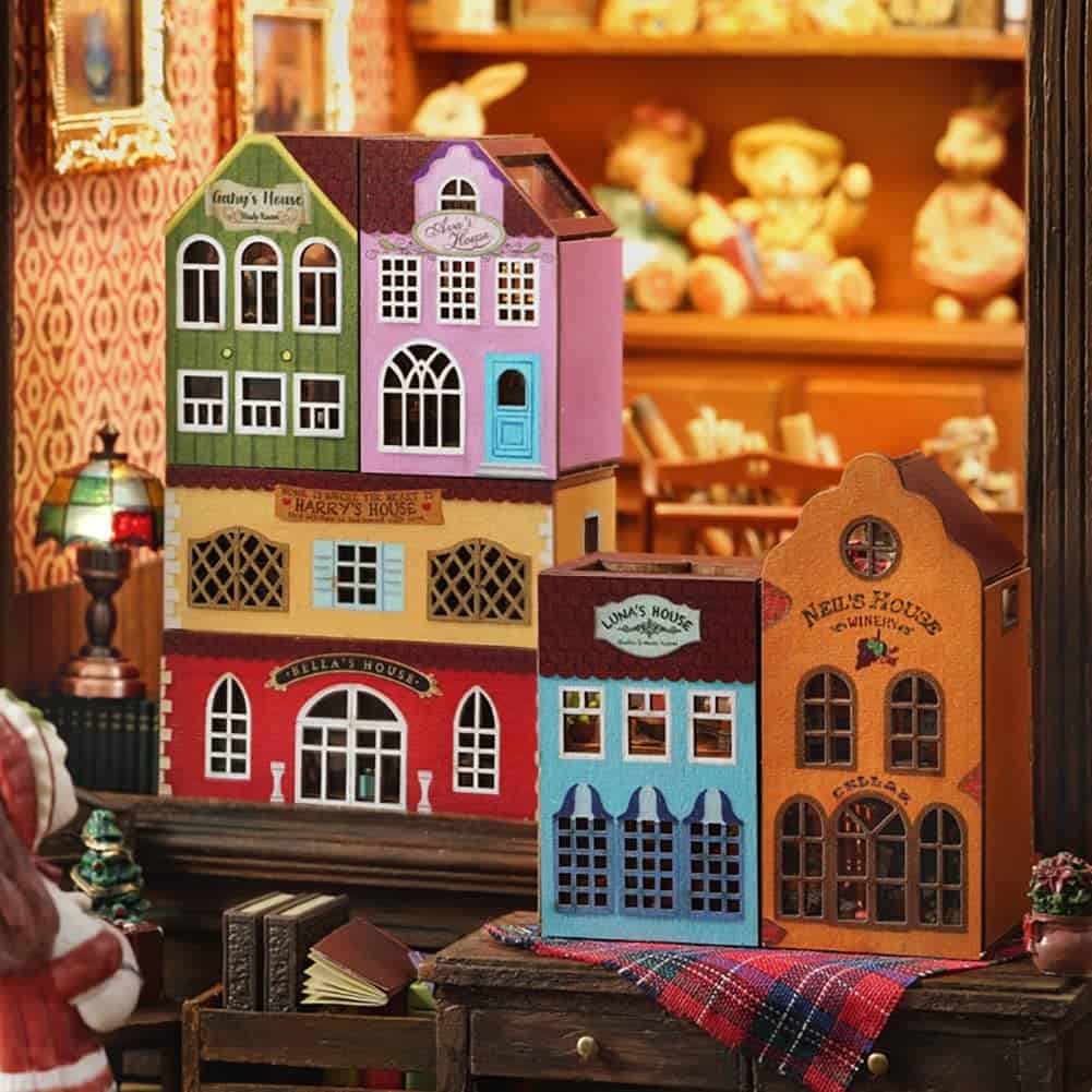 TOPBSFARNY 6PCS Kit de Casa de Muñecas DIY Creativo - Imagen 3