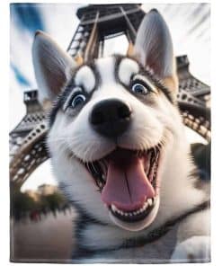 Manta de lana Husky HommomH 60"x80", Super Suave y