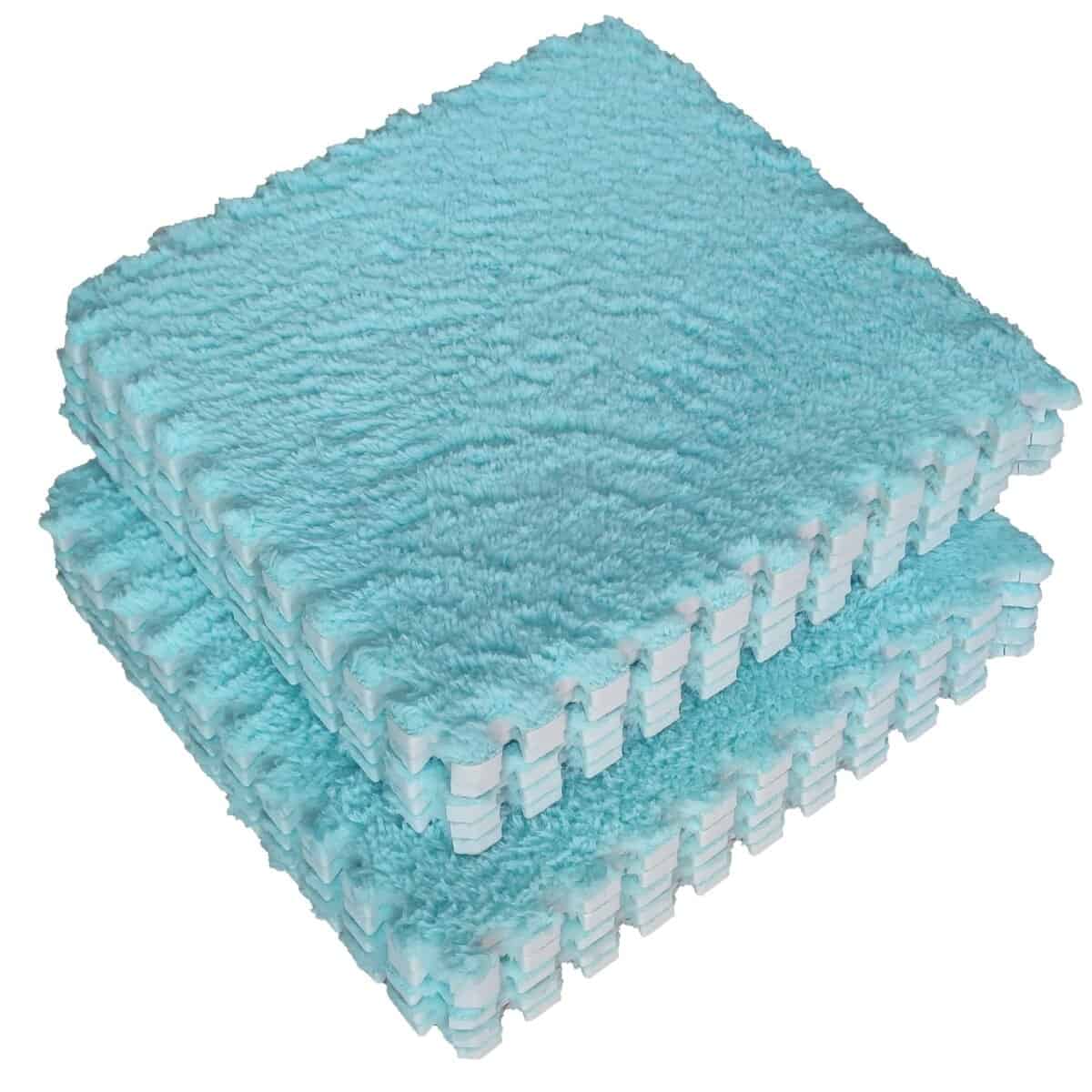 Jaderlu 16pcs 0.6" Thickened Interlocking Tile Mats,