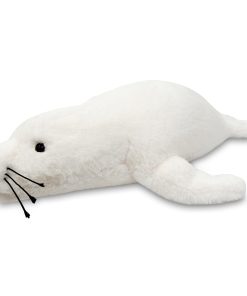 UrbanNeedz Peluche de Sello Ponderado Blanco | 17'' 2.4 lb