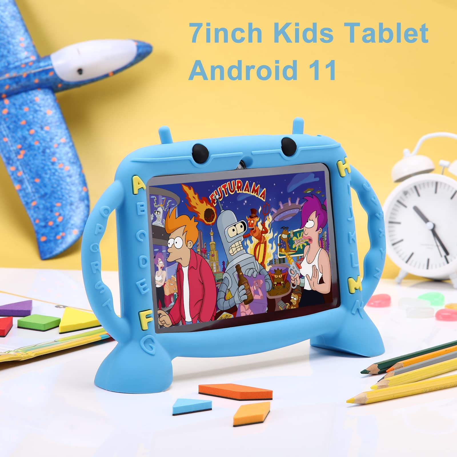 Tableta para niños MengDash, tableta de 7 pulgadas para - Imagen 3