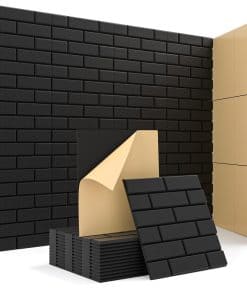 Paneles de Pared Insonorizantes, Paneles -Negro
