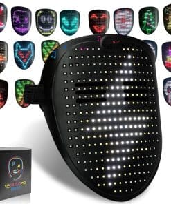 Máscara Led MOYACA con Efectos de Sonido y Detección de