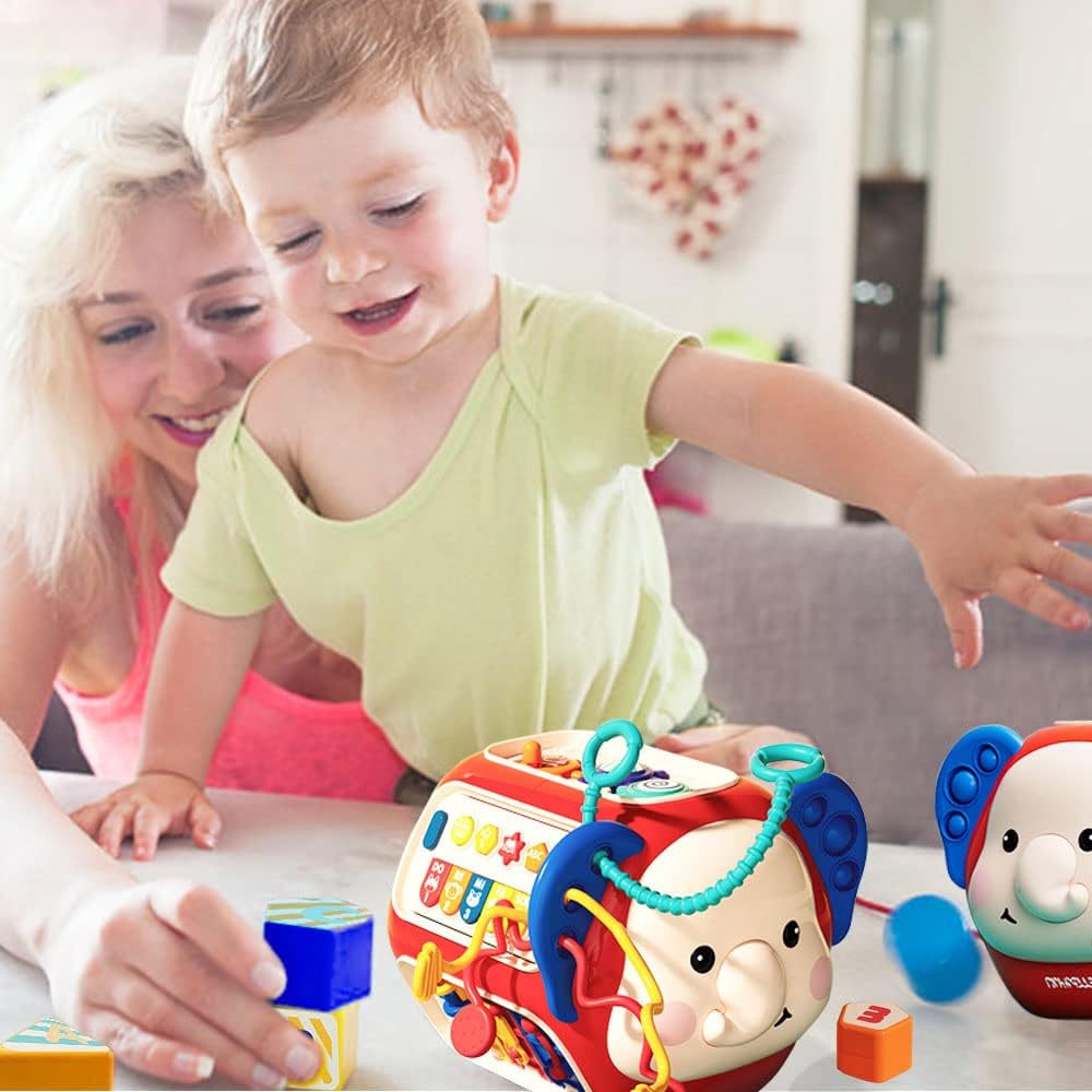 Cubo de Actividades Rajahntoys 10 en 1, Juguetes Montessori - Imagen 4